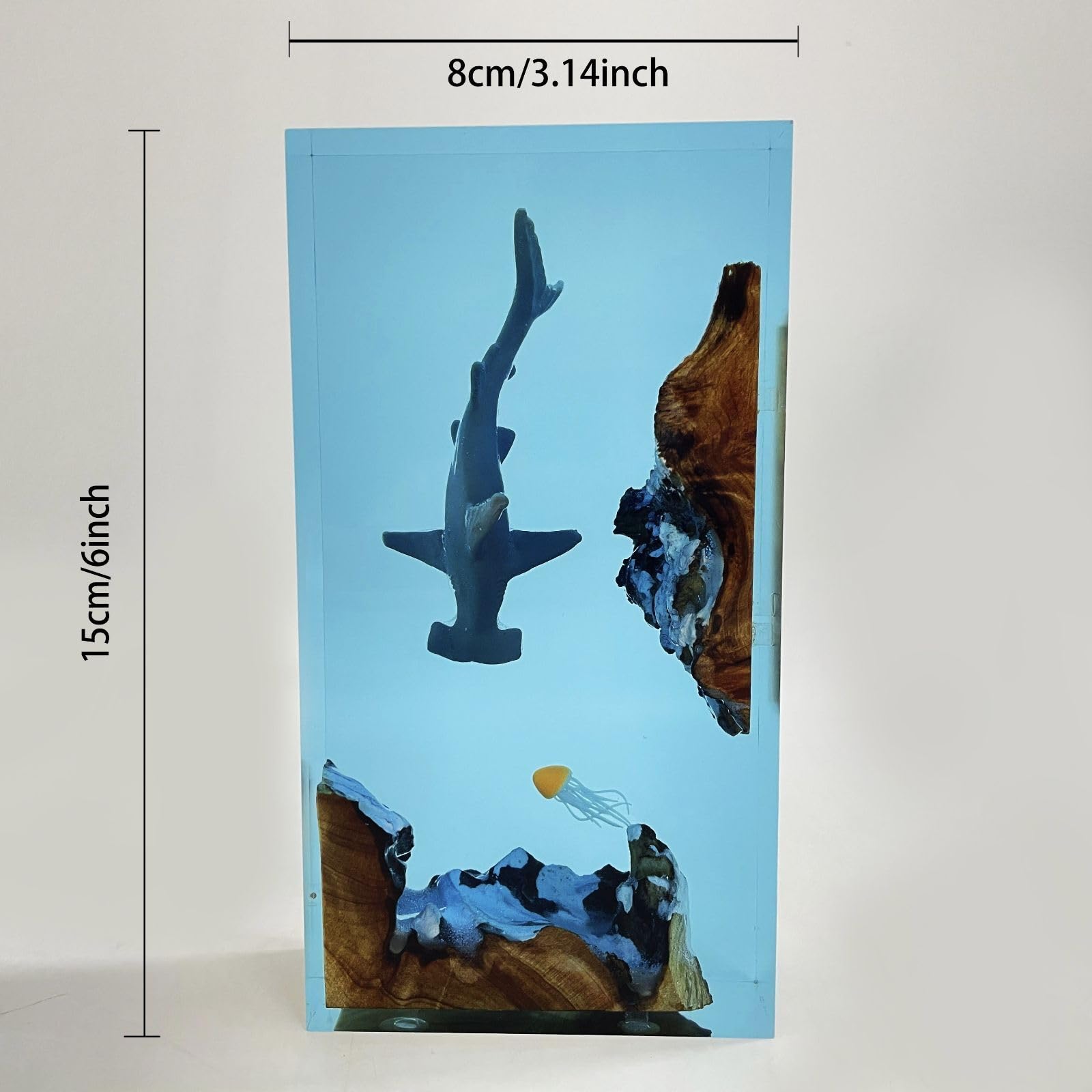 Amazon.co.jp: [Rebirth]レジンランプ サメ＆クラゲ ハンドメイド